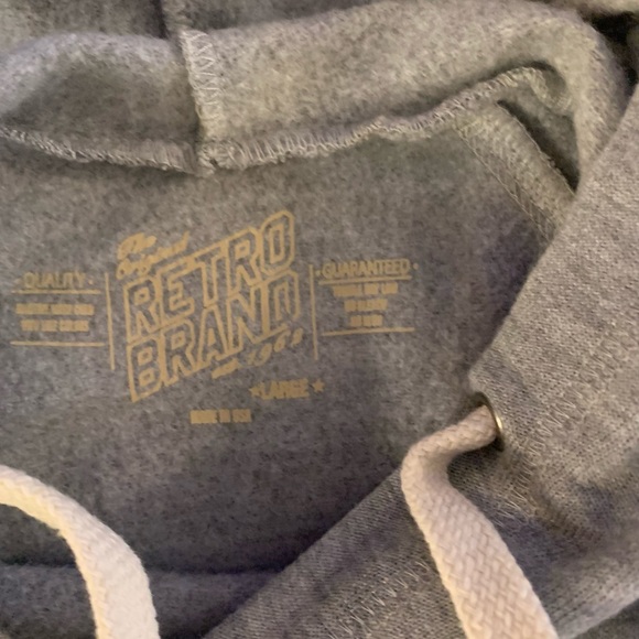 MSU Spartans Gray Crop Hoodie - Picture 3 of 4